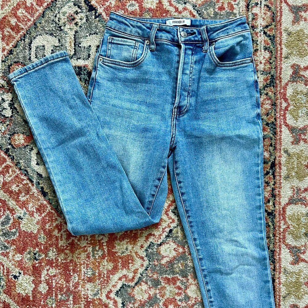 Forever 21 High Waisted Skinny Jeans